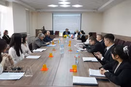 研讨会场景。图自越通社