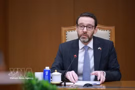 英国驻越大使伊恩·弗鲁。图自越通社