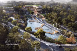 春香湖畔HAUS Da Lat项目园区。图自越通社