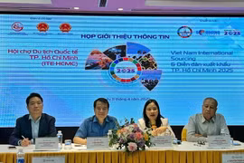组委会召开新闻发布会，介绍2025年胡志明市国际旅游博览会。图自越通社