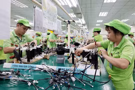 2026年上半年加工制造业继续引领越南经济增长。图自越通社
