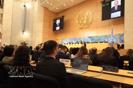 会议现场。图自越通社
