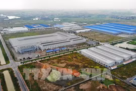 北江省协和县和富工业园的一角。图自越通社
