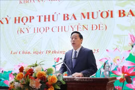 何光忠当选莱州省人民委员会主席。图自越通社