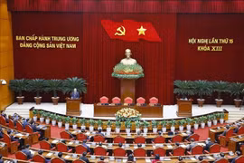 会议现场。图自越通社