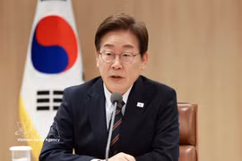 韩国总统李在明。图自越通社