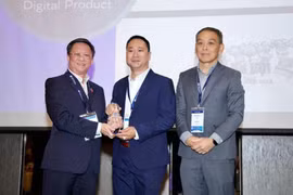 越通社VietnamPlus报二度荣获WAN-IFRA国际新闻奖。图自越通社