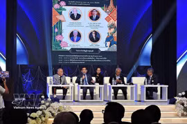 座谈会现场。图自越通社