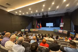 研讨会现场。图自越通社