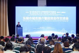 交流会现场。图自越通社