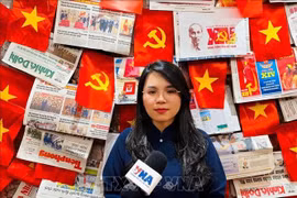 香港城市大学博士后研究员黎氏琼花。图自越通社