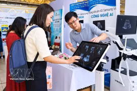 9月18日，第29届河内及北方各省医学生物化学科学会议吸引1000名代表。图自越通社
