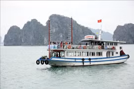 广宁省推出拜子龙湾多条全新旅游线路。图自越通社