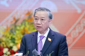 越共中央总书记苏林。图自越通社