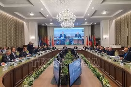 会议现场。图自越通社