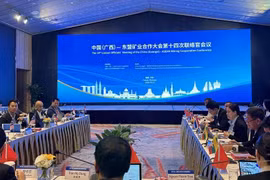 会议场景。图自越通社