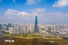胡志明市的一角。图自越通社
