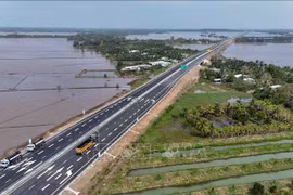 芹苴—金瓯高速公路于1月19日11时全线通车。图自越通社