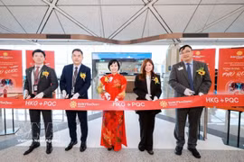 富国岛开通往返中国香港直飞航线。图自越通社