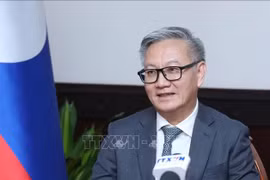 老挝外交部长通沙万·丰威汉。图自越通社