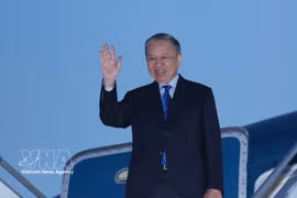越共中央总书记、国家主席苏林离开加拿大首都渥太华，圆满结束对加拿大进行的国事访问。图自越通社