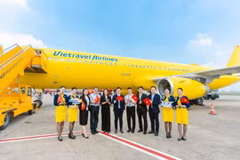 越游航空公司接收另一架空客A321飞机。图自互联网