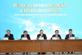 对话会倾听企业在投资、生产和经营过程中遇到的困难和问题，从而及时予以纾解。图自越通社