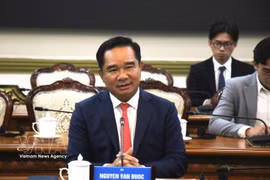 胡志明市人民委员会主席阮文得。图自越通社