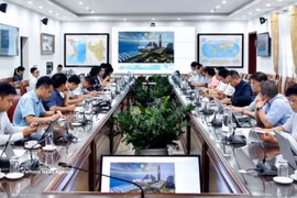 2027年APEC领导人会议周国际媒体中心建设协调工作审议会议。图自越通社