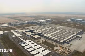 位于平阳省新鸳市VSIP3工业园区的13亿美元乐高工厂。图自越通社