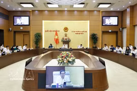 会议现场。图自越通社