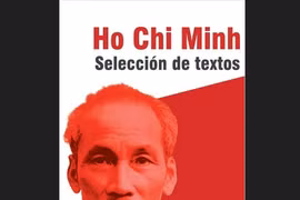 《胡志明选集》的封面。图自越通社