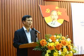 越南科学技术部副部长裴世维发表讲话。图自互联网