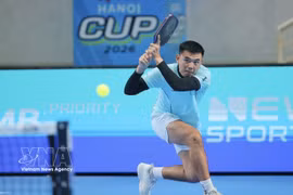 越南匹克球优秀运动员李黄南。图自越通社