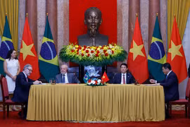 国家主席梁强与巴西总统卢拉共同会见记者深化越巴多领域合作