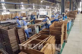 附图：木材和木制品是出口增长较快的重要产品之一。图自越通社