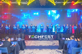越南政府总理范明政出席2024年海防创新创业节。图自haiphong.gov.vn