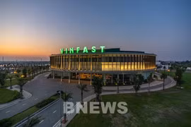 VinFast荣登《时代周刊》2025年亚太地区最佳公司500强。图自越通社