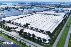 隆安省二号永禄工业区。图自越通社