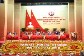 越共河静省第二十次代表大会隆重召开。图自《河静报》