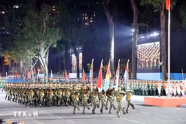 胡志明市举行最后一次合练彩排