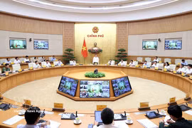 会议现场。图自越通社