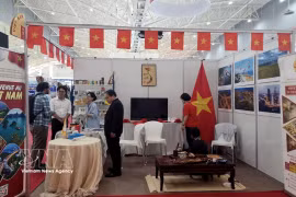 越南的展位。图自越通社