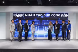 “人工智能惠及社区”项目启动仪式。图自hanoimoi.vn