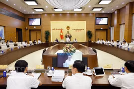 越南国会常务委员会第七次会议开幕。图自越通社