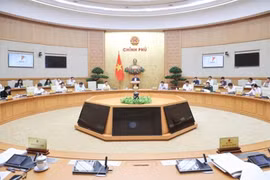 越南政府例行会议场景。图自chinhphu.vn