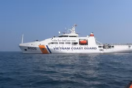8005号海警船。图自越通社