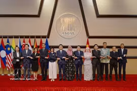 各国代表合影。图自越通社