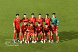 越南U23男足。图自越通社