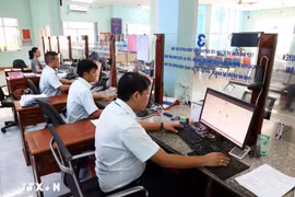 办理行政手续。图自越通社